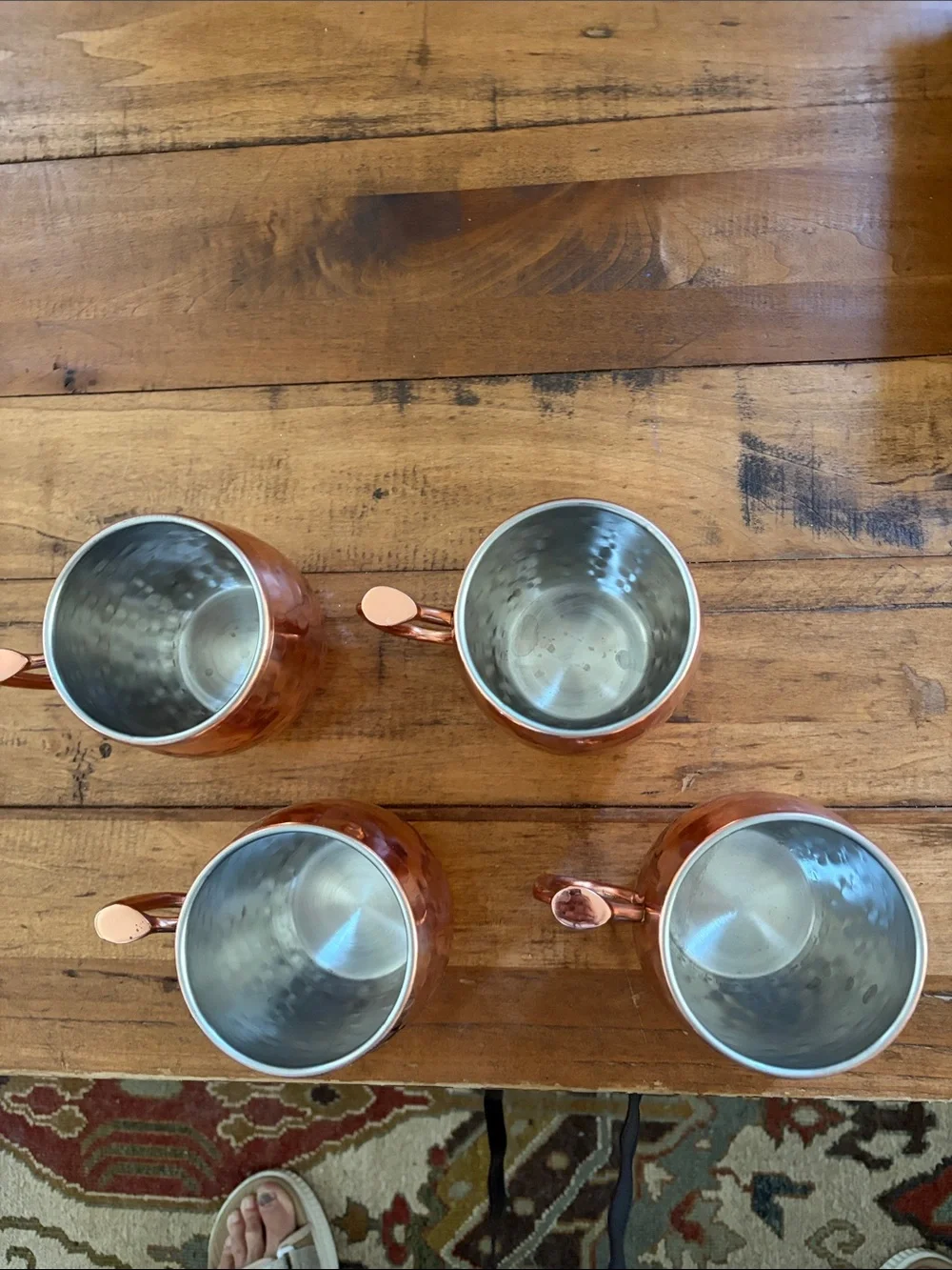 Copper Colored Mugs, 18oz